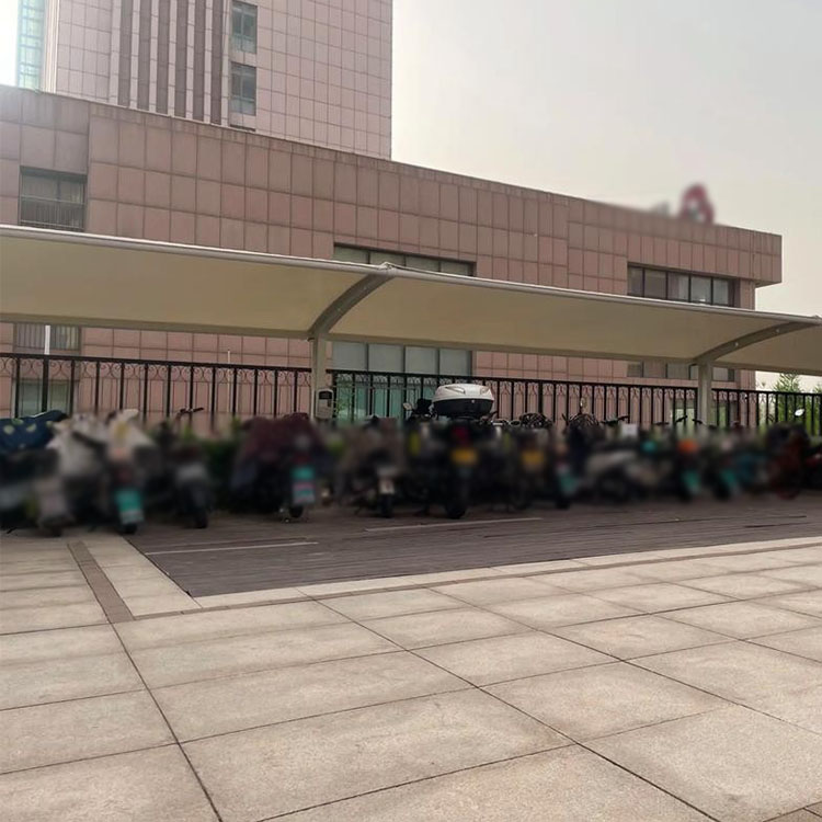 江口县膜结构电动车棚